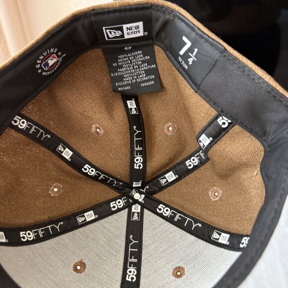 Los Angeles Dodgers Logo Scribble New Era Fitted Hat Cap Size 7 1/4 MLB Basebal - Picture 8 of 8